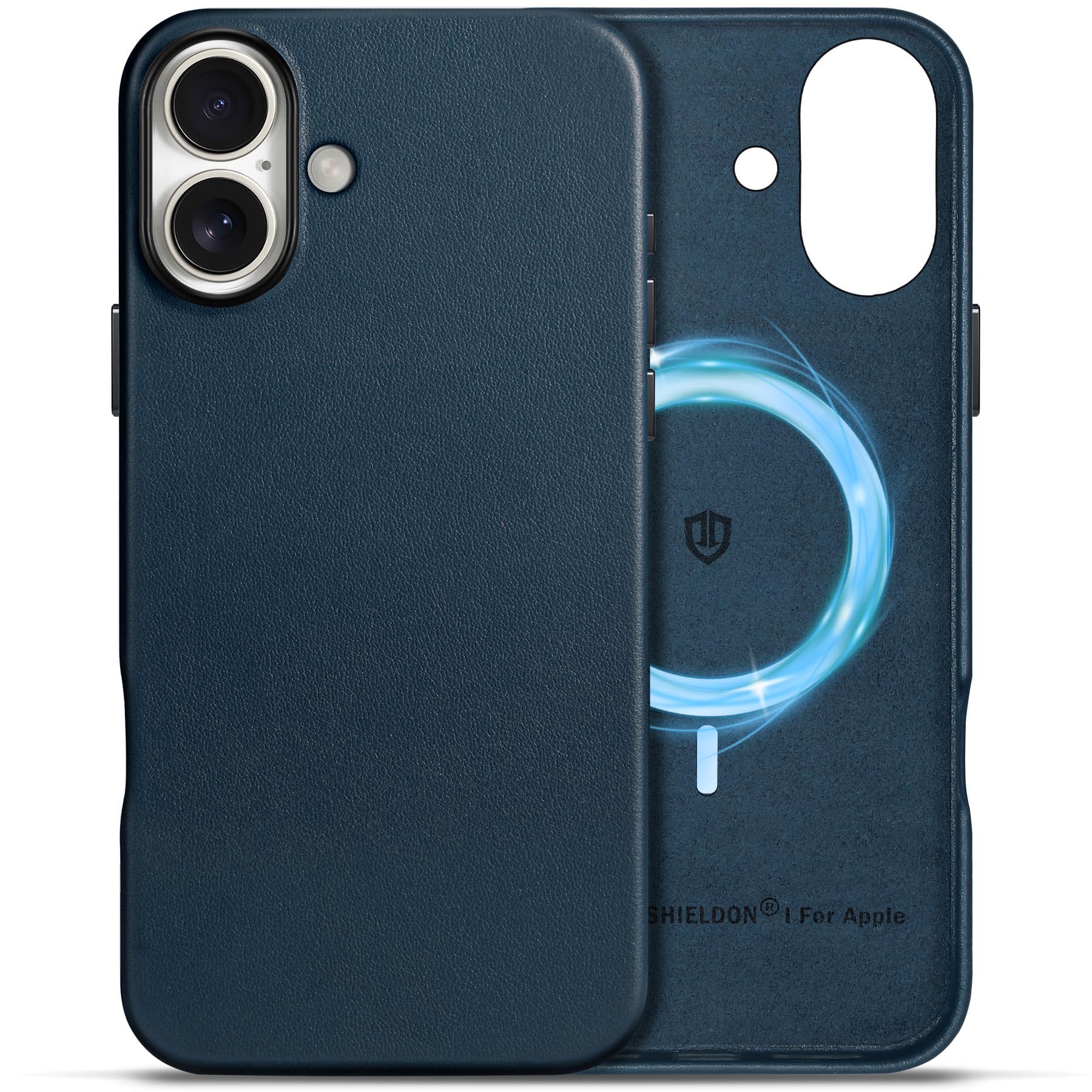 Amazon.co.jp: SHIELDON iPhone 16 Plus対応 ケース 本革